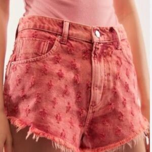 NWT We‎ The Free Mixed Emotions High-Waisted Jean Shorts - Size 29